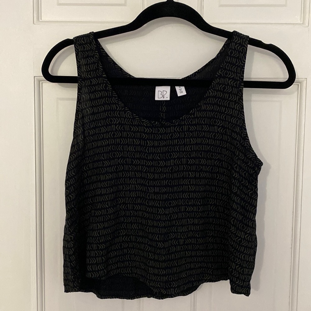 New BP Black Crop Tank - XS